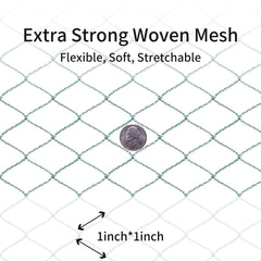 wondihao netting draped over a fruit tree protecting ripening fruit from birds
