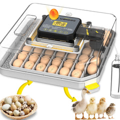 WONEGG front view showing clear lid and overall hatchery design for easy monitoring