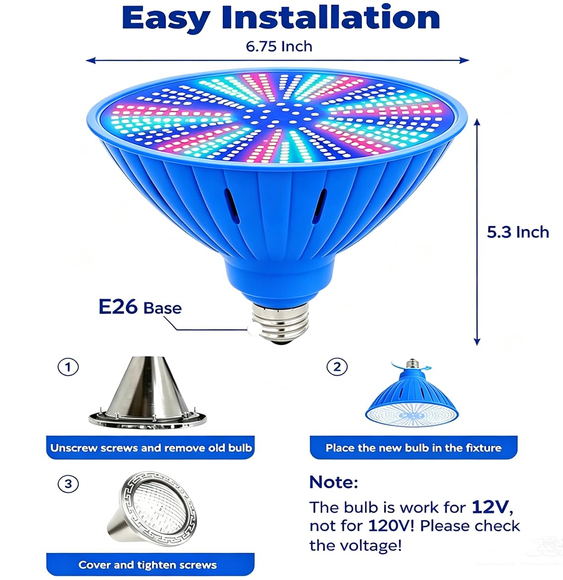 wonsung bulb installed in Hayward Astrolite fixture showing compatibility benefit