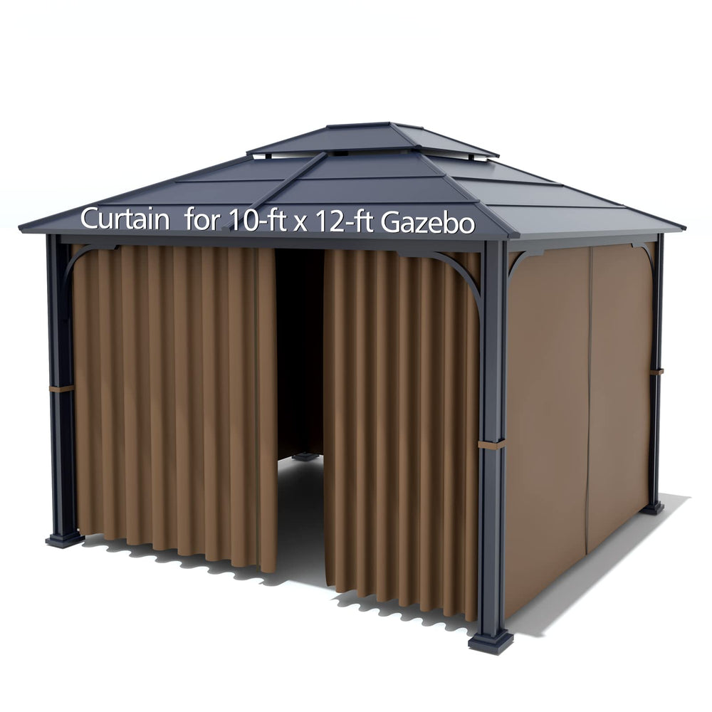 Wonwon strap attachment around gazebo leg illustrating fast installation and stability