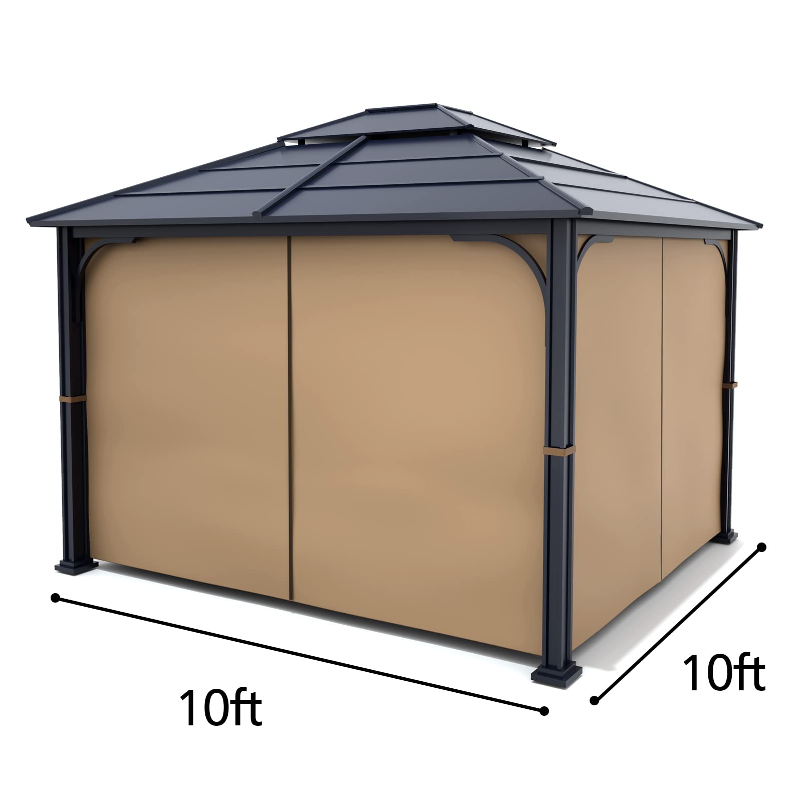 Wonwon close-up of zippered entrance for easy access and secure closure