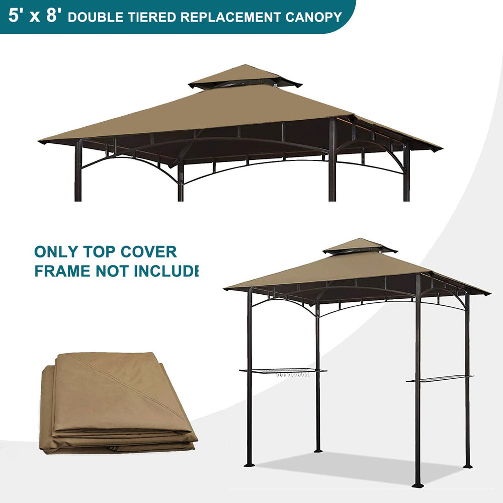 Wonwon canopy with grill showing size scale and practical coverage