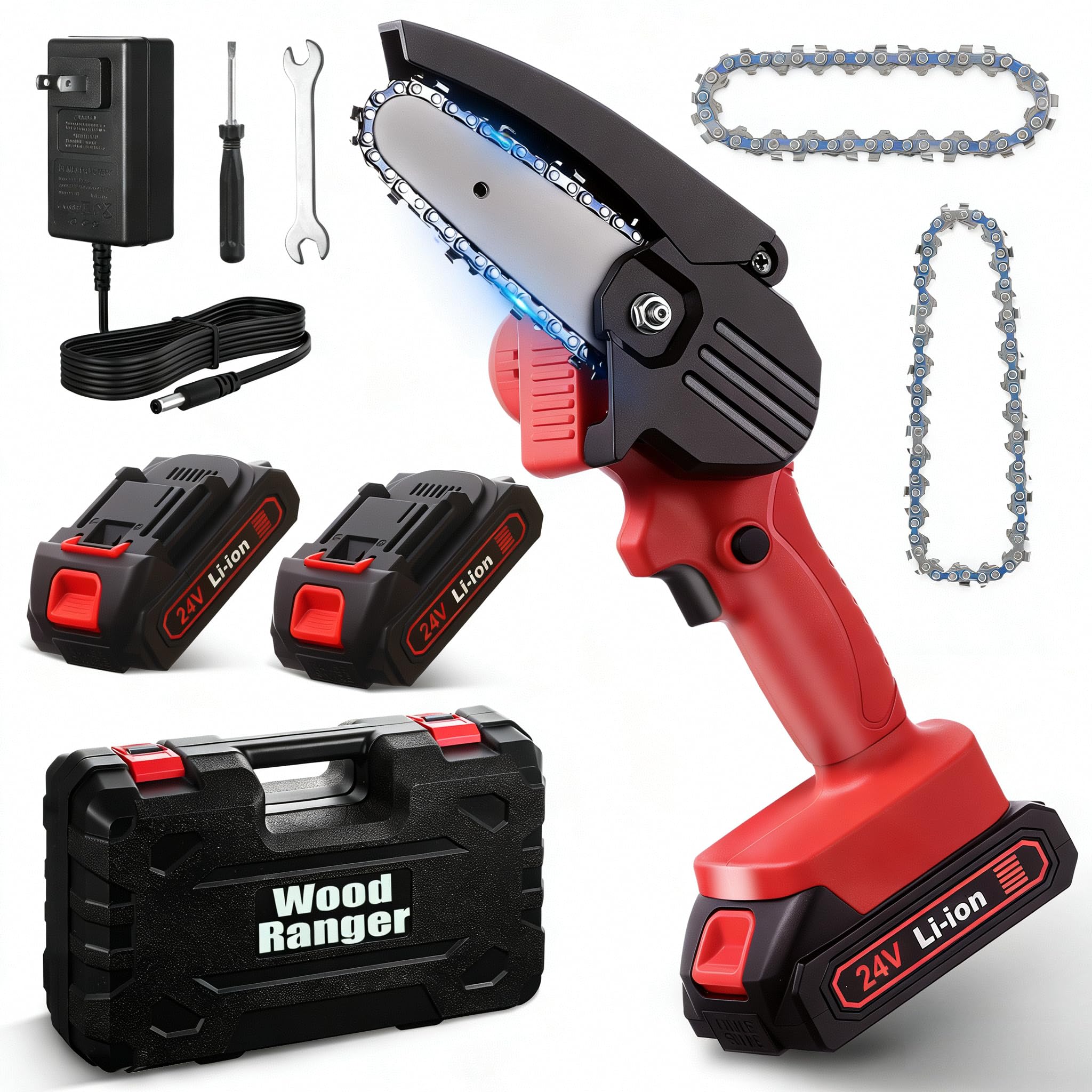Wood Ranger front view showing compact design and ready-to-use benefit