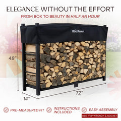 Woodhaven top cover detail shedding water while allowing airflow benefit