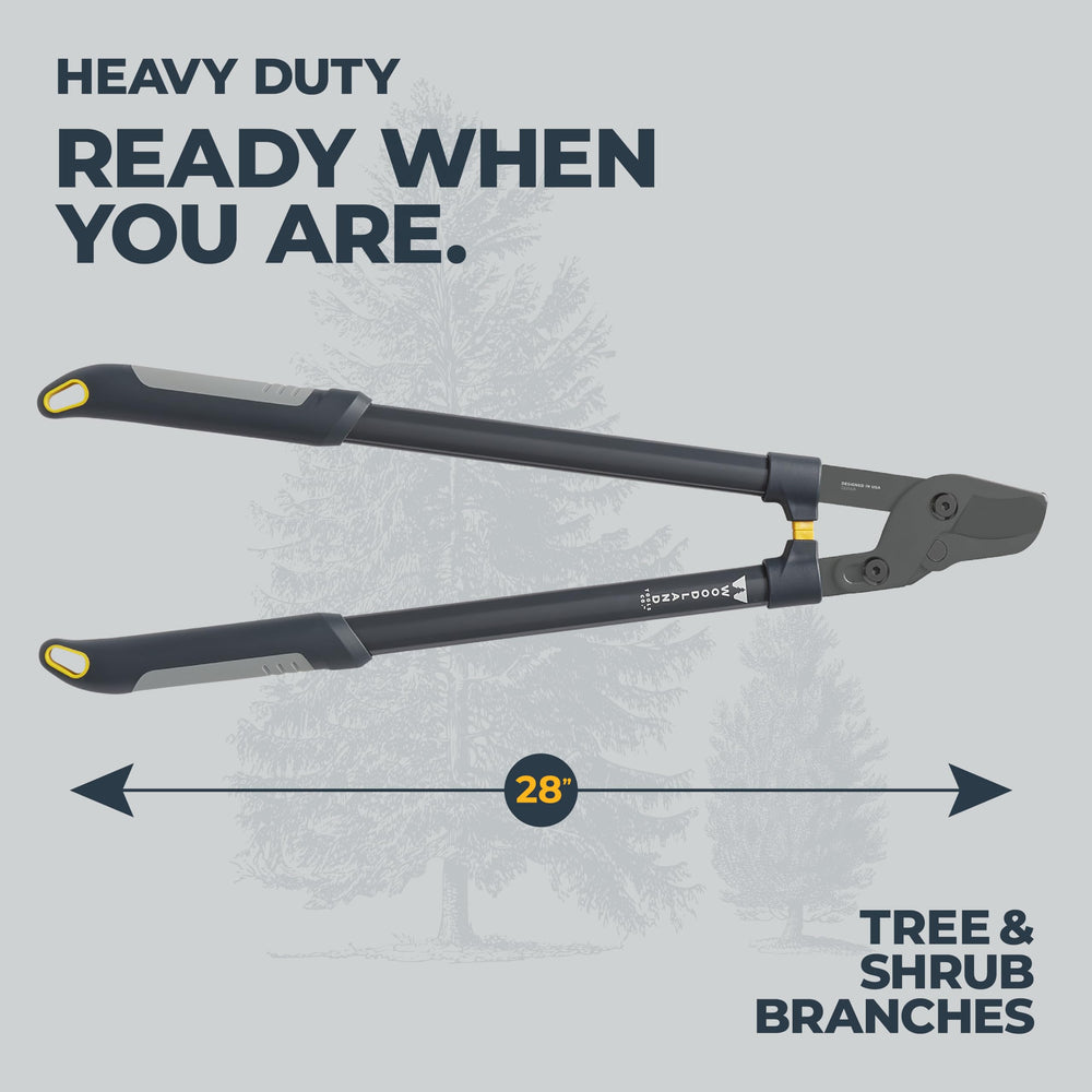 WOODLAND TOOLS in garden setting for comfortable yard maintenance