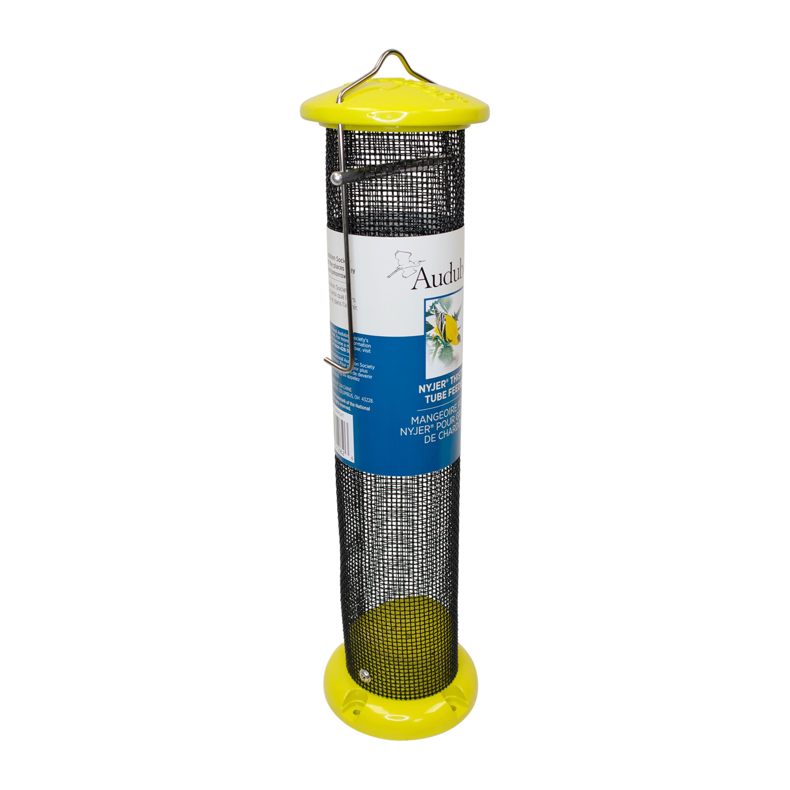 Woodlink in garden setting attracting finches and blending naturally