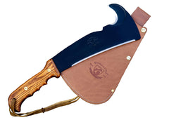 Woodman's Pal front blade view showing cutting profile and balance benefit