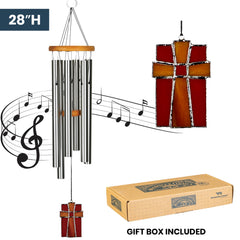 Woodstock Chimes aluminum tubes detail showing tuned sound benefit