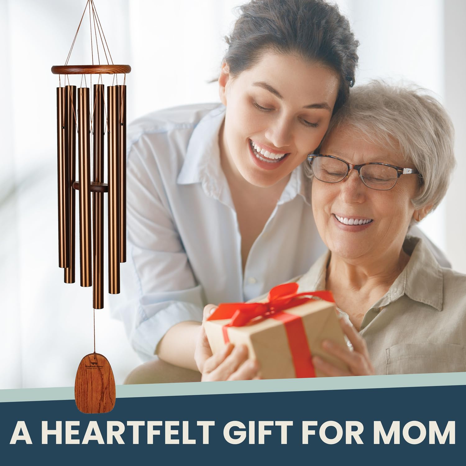 Woodstock Chimes removable windcatcher ready for engraving, enabling personalized memorials