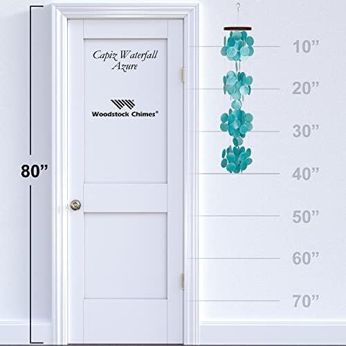 Woodstock Chimes wooden top and gather ring showing sturdy construction and elegant mount