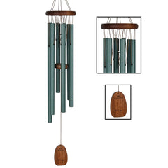 Woodstock Chimes front view showing Pachelbel Canon chime and elegant finish