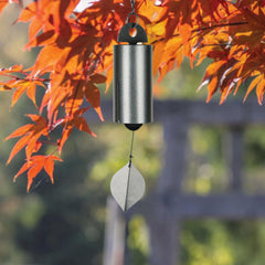Woodstock Chimes close-up of steel tubes highlighting precise tuning benefit