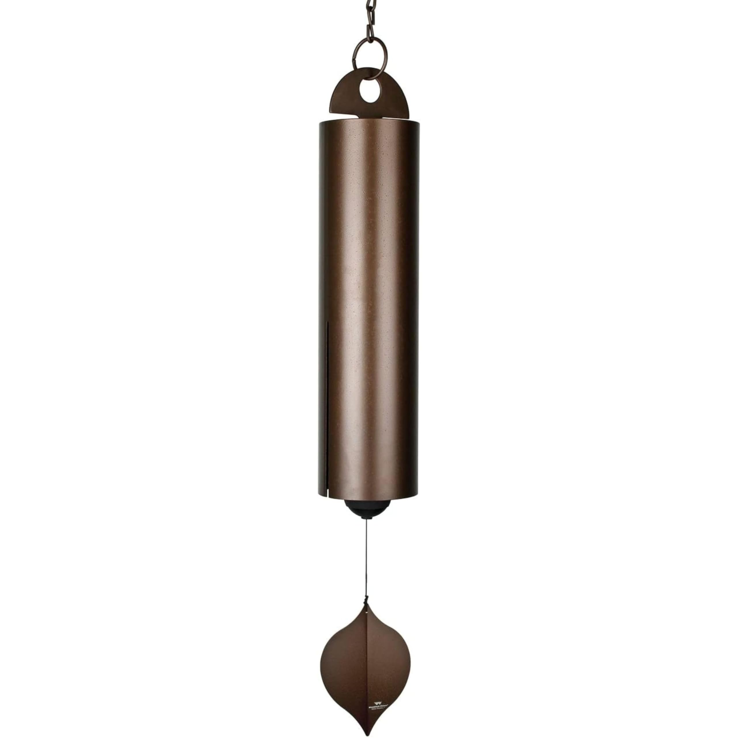 Woodstock Chimes Heroic front view showcasing deep-tone design and outdoor appeal