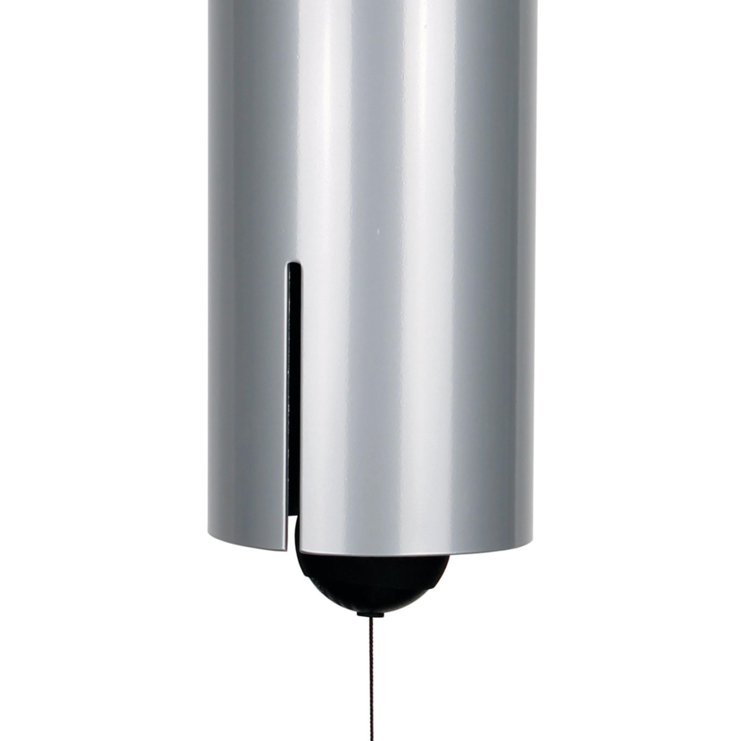 Woodstock Chimes next to a ruler showing 40-inch length and size reference