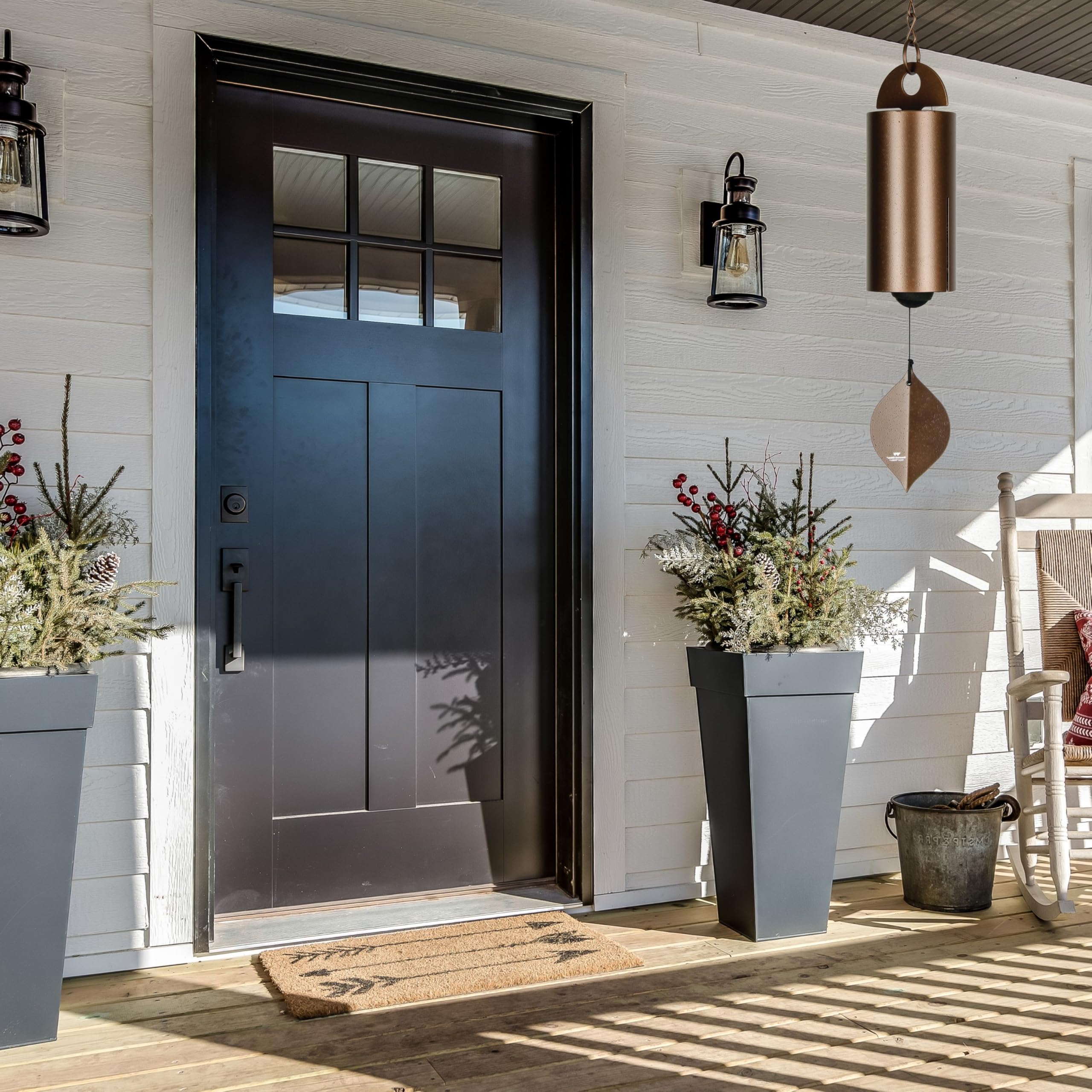 Woodstock Chimes windcatcher detail emphasizing responsive striker and clear sound