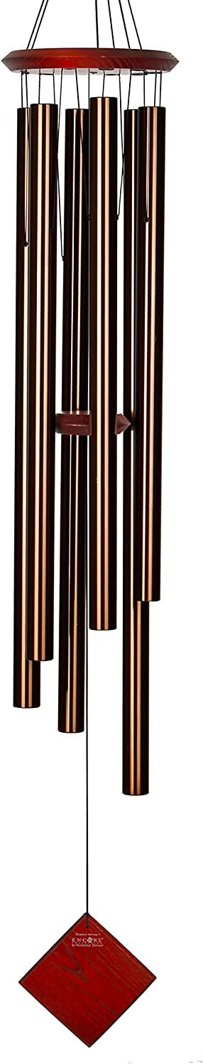 Woodstock Chimes Neptune front view showing full 54-inch chime and deep tone appeal