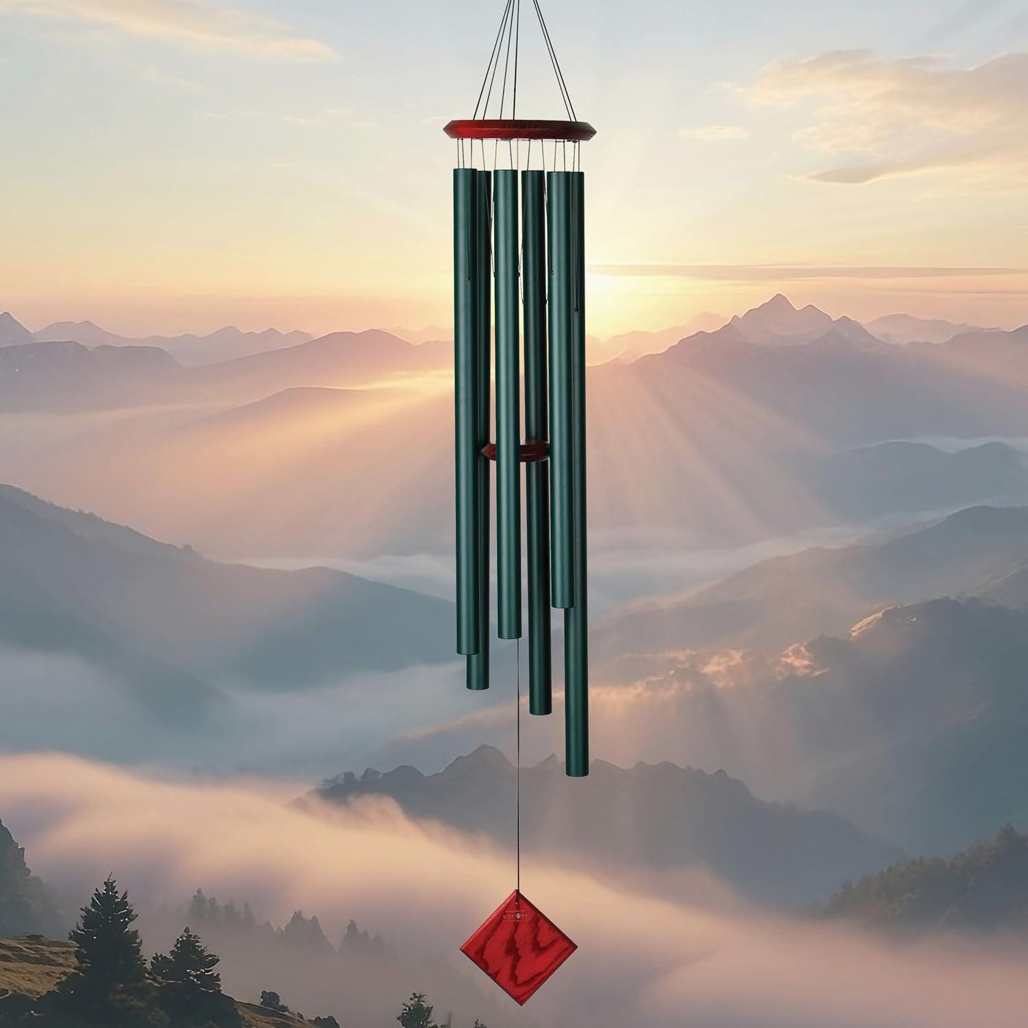 Woodstock Chimes Neptune packaged in gift box ready to present as a thoughtful outdoor gift