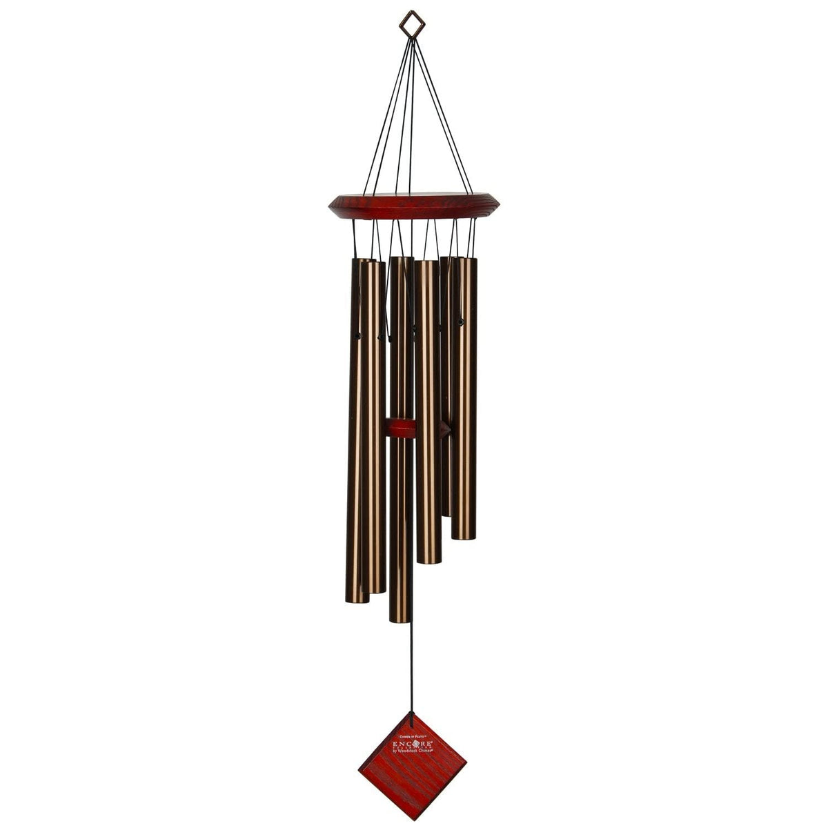 Woodstock Chimes Pluto front view showing complete chime and open airy sound