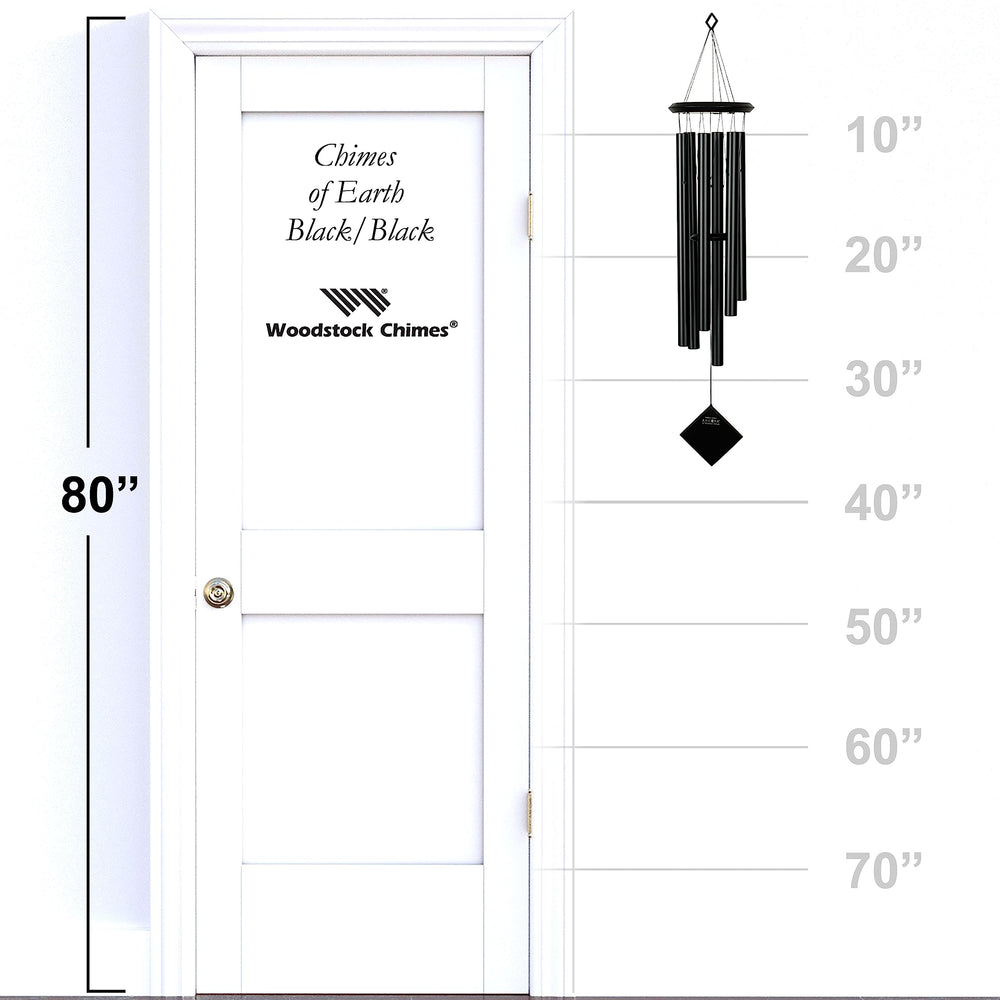 Woodstock Chimes Pluto gathering ring and knot detail, ensures secure hang and lasting use