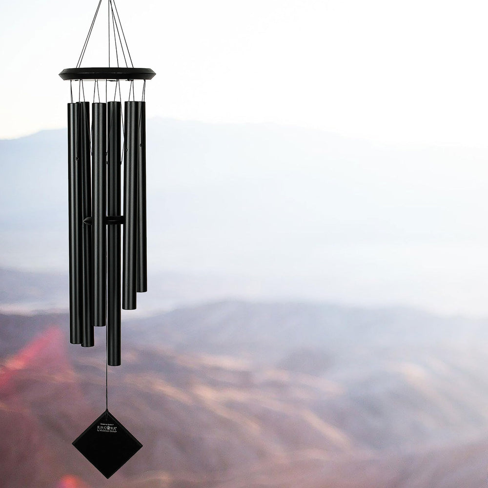 Woodstock Chimes Pluto removable windcatcher detail, allows customization and easy cleaning