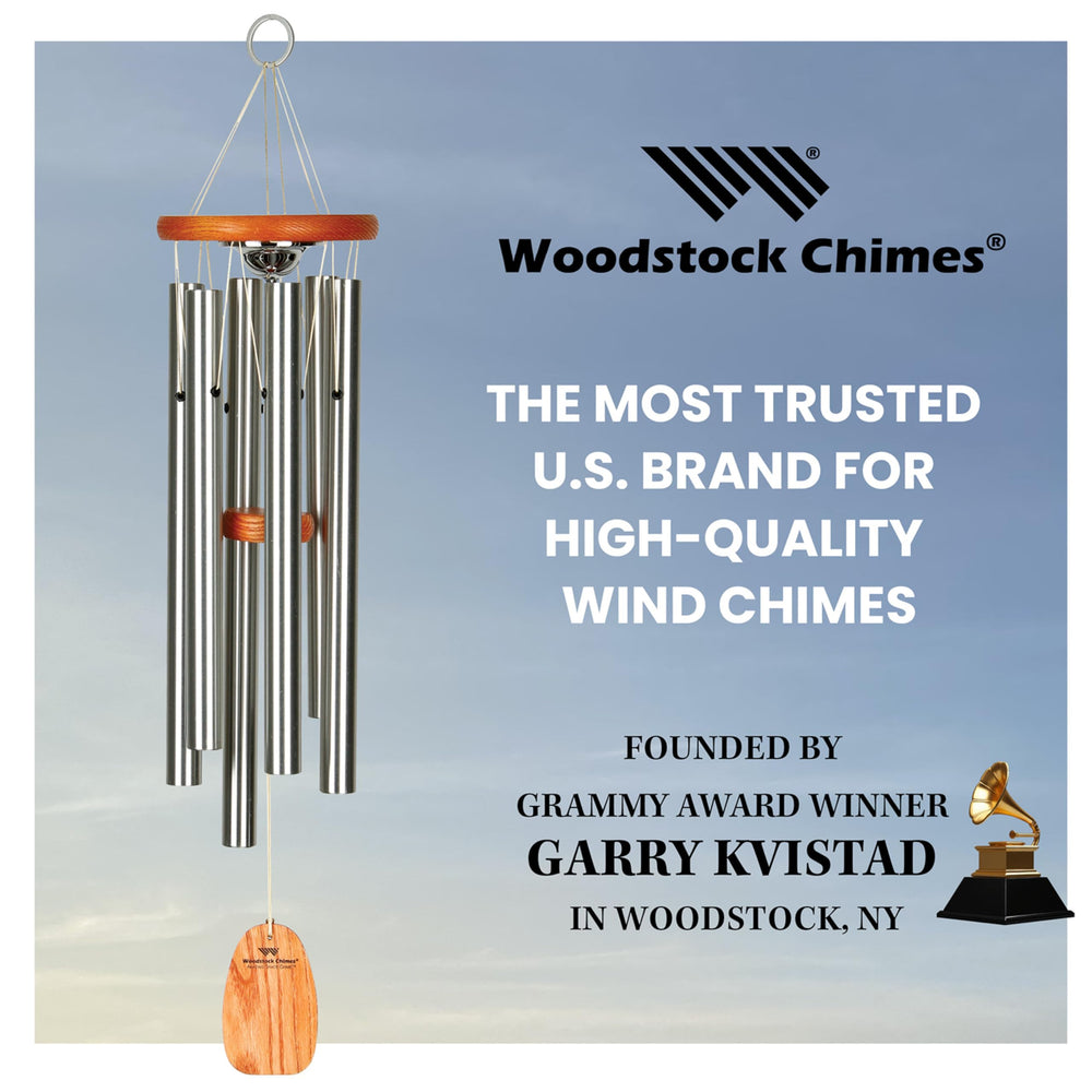 Woodstock Chimes removable windcatcher demonstration showing easy customization and maintenance