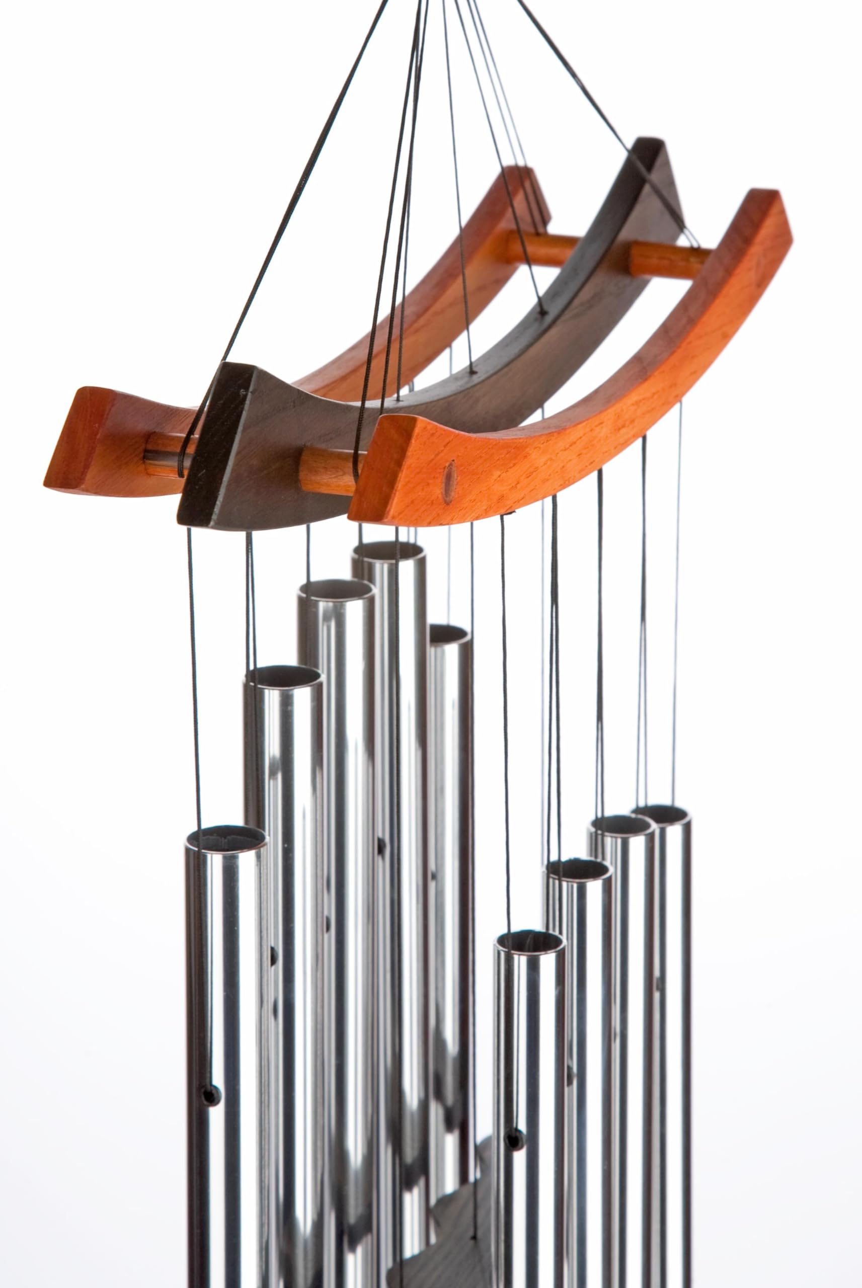 Woodstock Chimes silk-screened windcatcher graphic, offering visual charm and wind activation