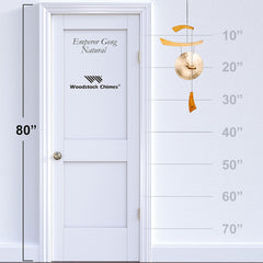 Woodstock Chimes rubber-edged striker with nylon suspension for smooth strikes