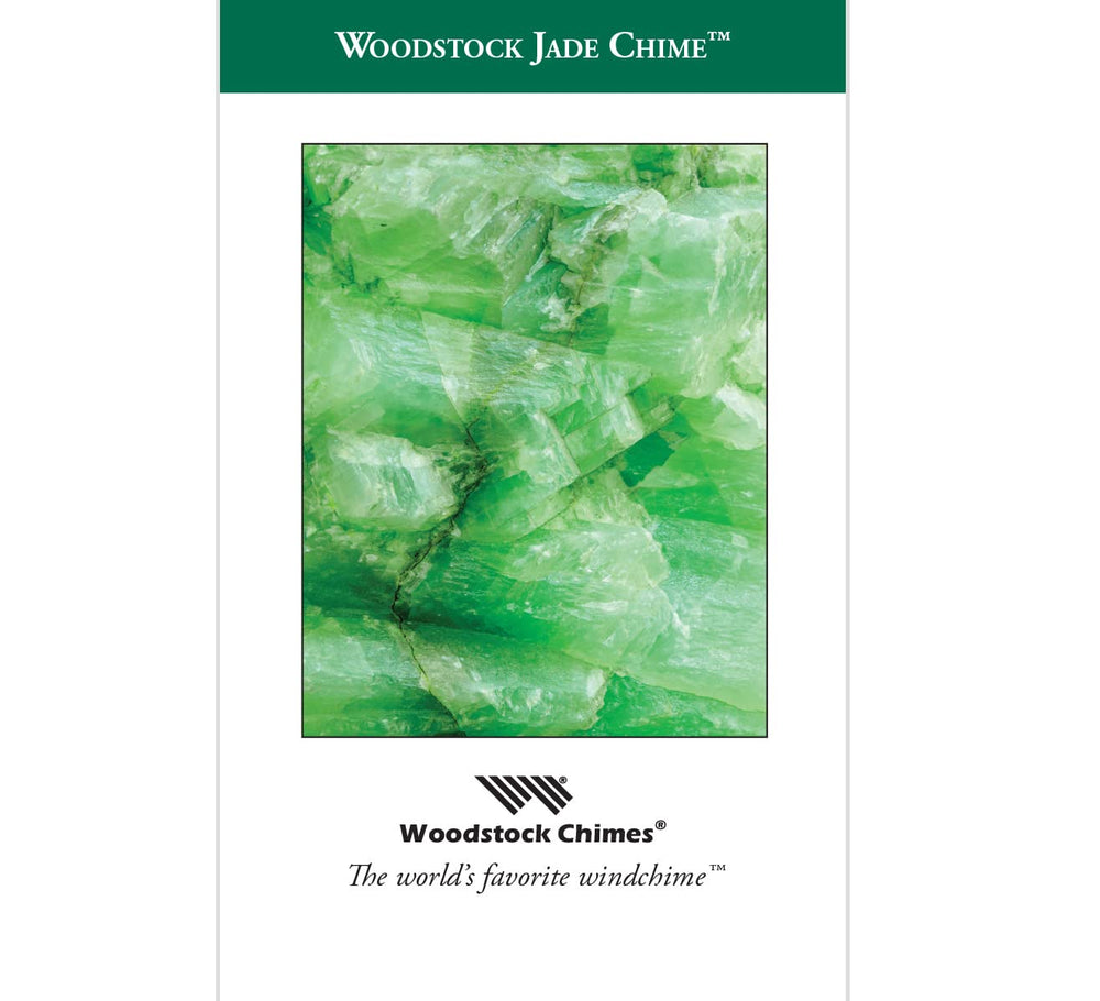 Woodstock Chimes jade packaging gift box showing ready-to-give benefit: great present