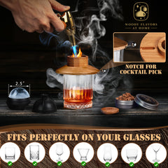 Woody Flavors At Home silicone sphere ice mold demonstrating slow melt benefit