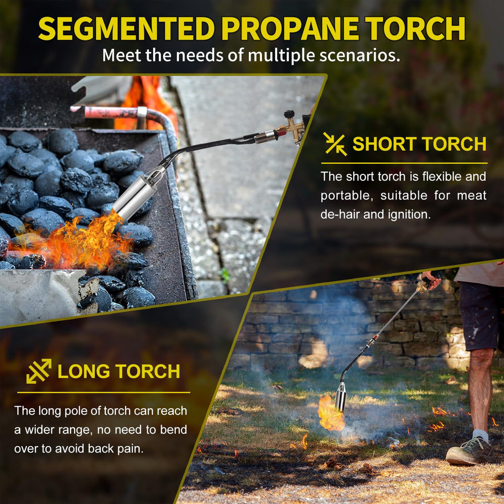 WorkBless propane adapter detail illustrating easy tank compatibility