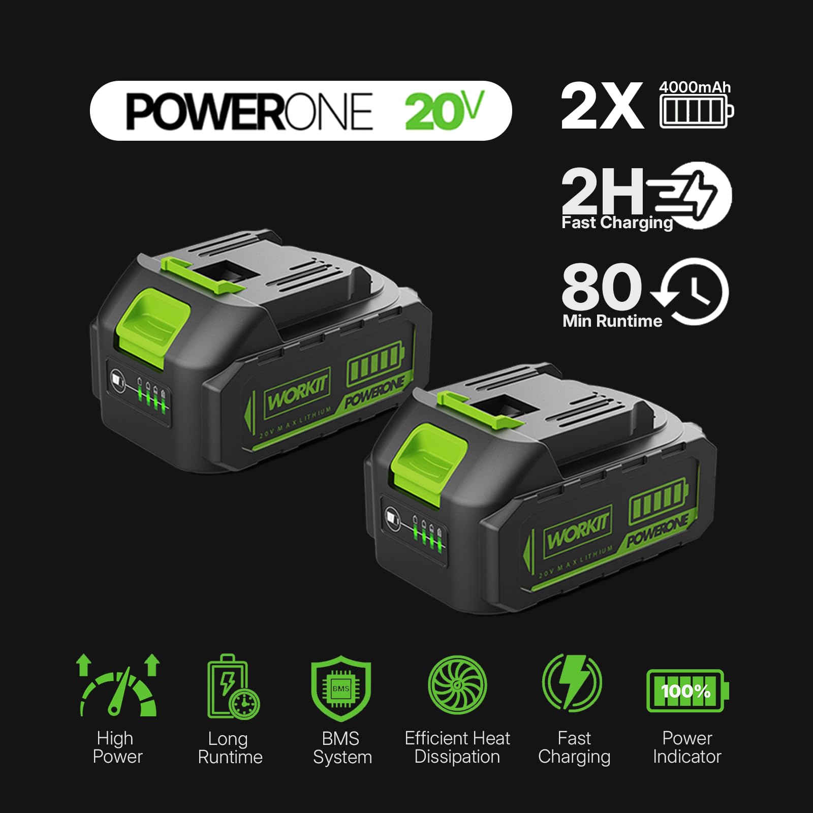 WORKIT folded trimmer compact for easy storage and garage space savings