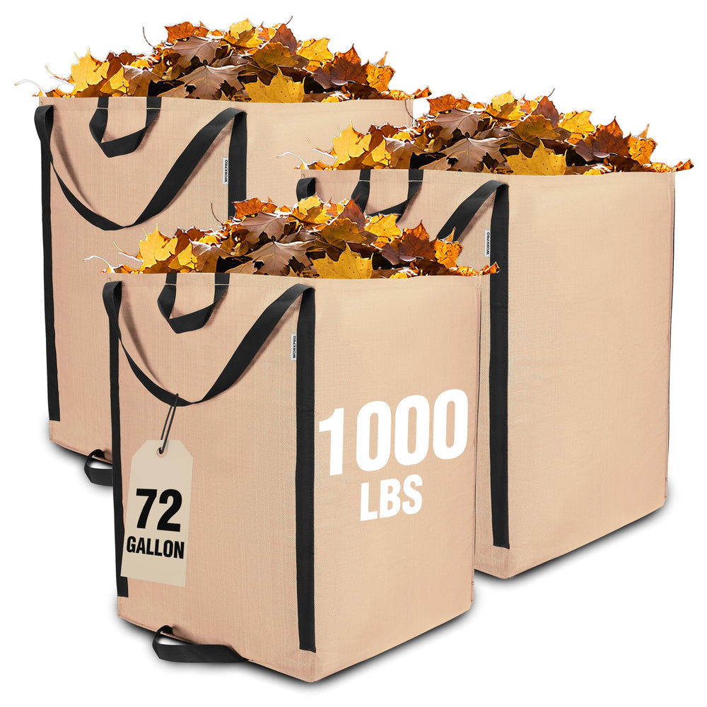 WORKPRO front view showing large 72-gallon capacity and sturdy shape