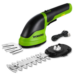 WORKPRO front view of trimmer showing compact design and portability benefit