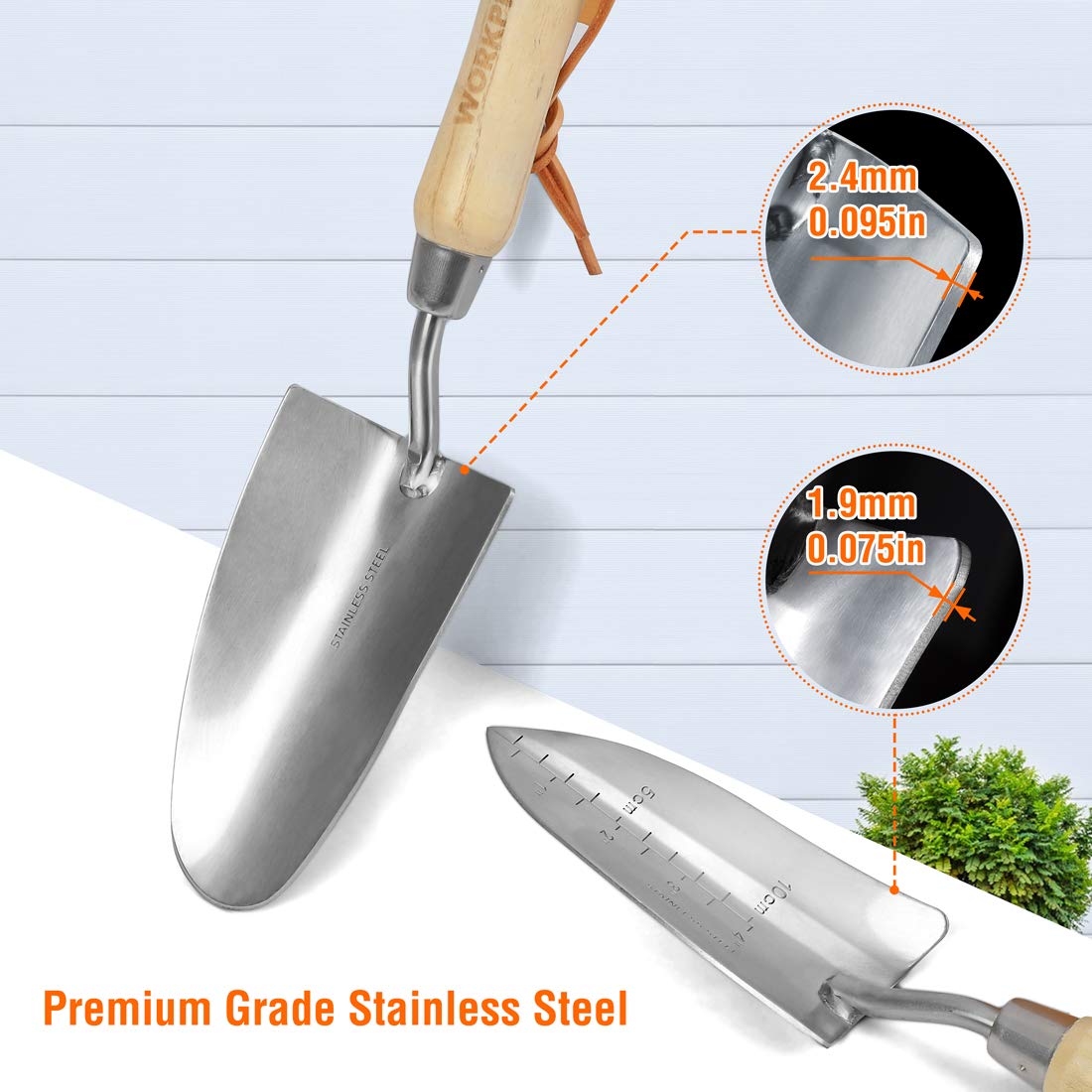 WORKPRO gardener using tools in garden showing ease of use benefit
