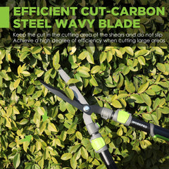WORKPRO closeup of sharp low-friction blades for cleaner, easier cuts