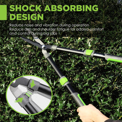 WORKPRO handle grip detail with TPR wrap for secure comfortable hold