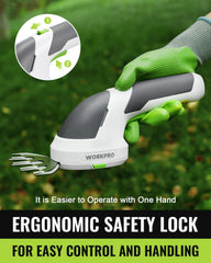 WORKPRO shrub shear cutting small branch for neat hedge shaping