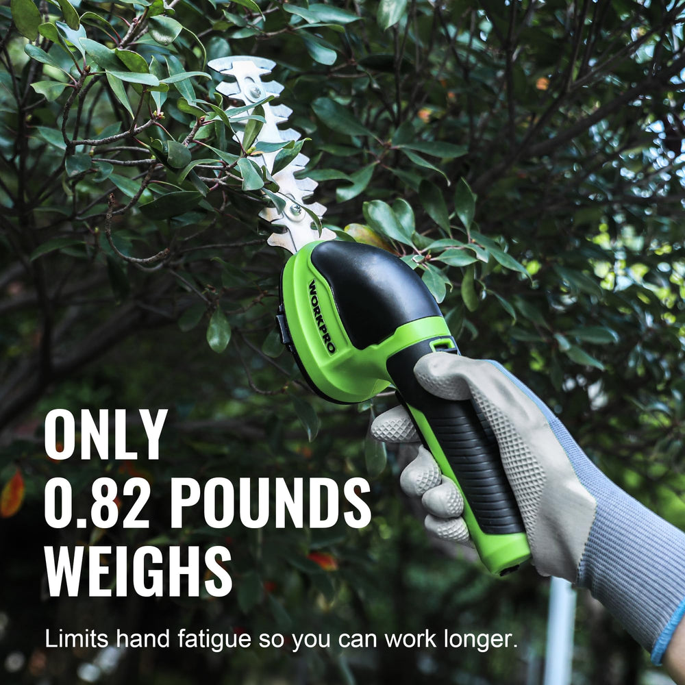 WORKPRO trimming lawn edge for tidy borders and professional finish