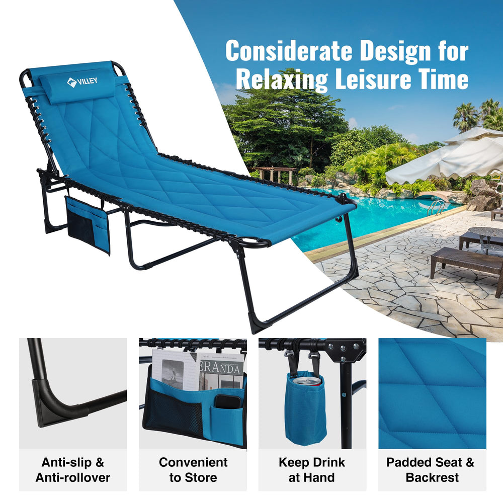 WORKPRO VILLEY side profile reclined position offering adjustable support