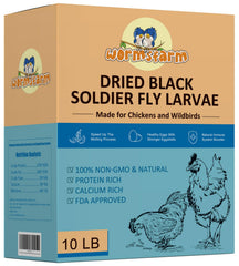 WormsFarm front packaging 10 lb bag showing product name and benefits