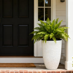 Worth Garden close-up of grain texture and matte imitation-stone finish for durability
