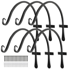 Worth hand-forged 14" pack front view showing six black hanger brackets and hardware