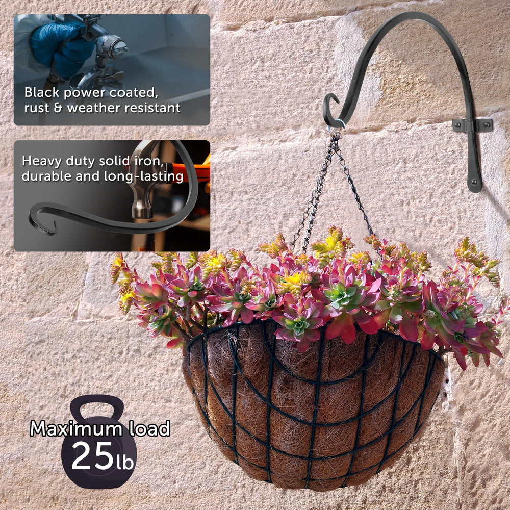 Worth bracket mounted on brick wall demonstrating outdoor installation stability