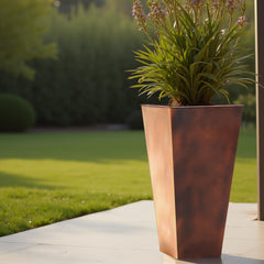 Worth saucer shown as tray or insert offering versatile watering control