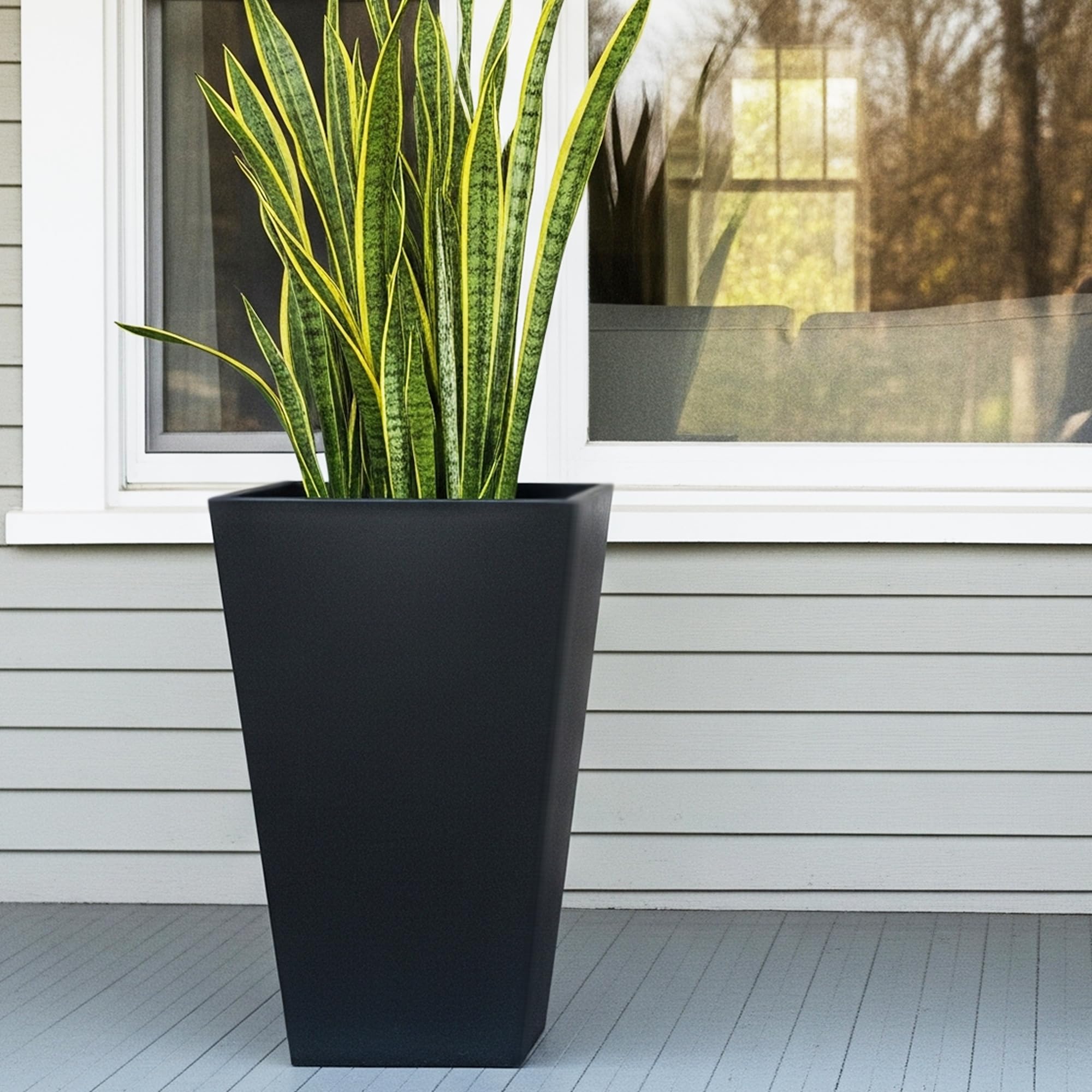 Worth Garden pair arranged on balcony showing space-saving styling benefit