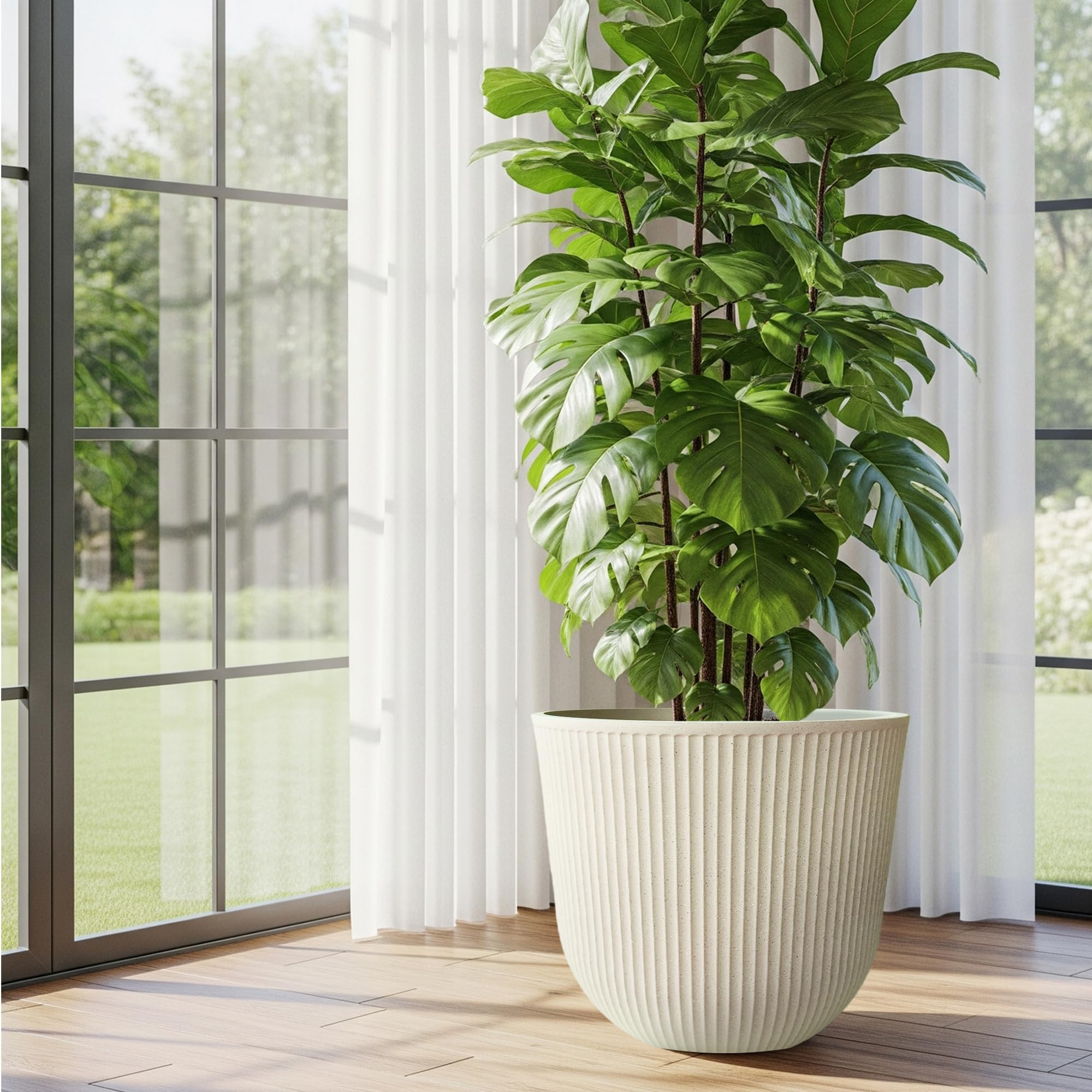 Worth side profile showing height and scale to illustrate plant fit and stability