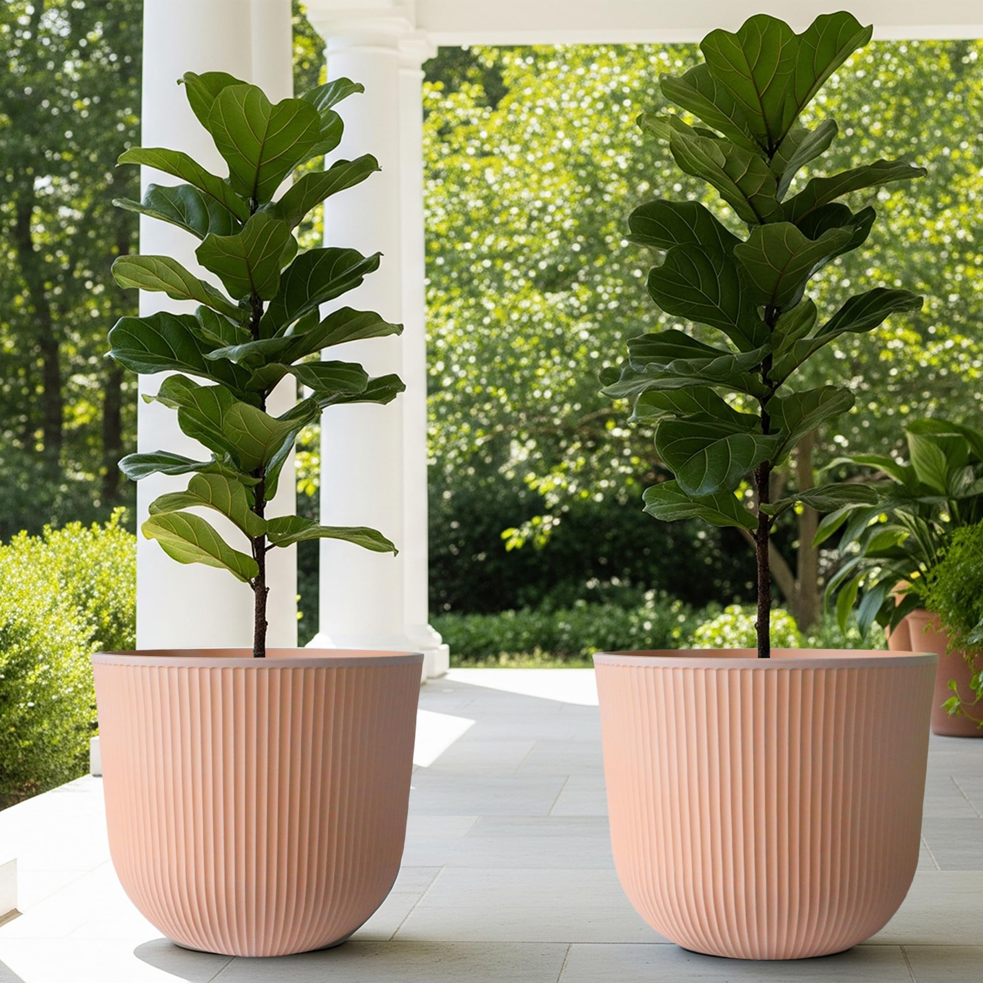 Worth Garden close-up of vertical stripe texture highlighting durability and visual depth