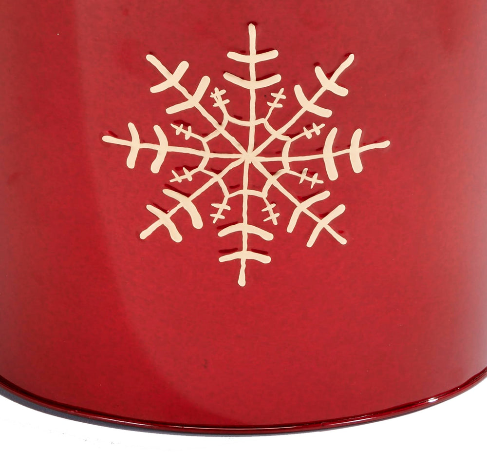 Worth Imports metal snowflake detail close-up highlighting finish and decorative impact