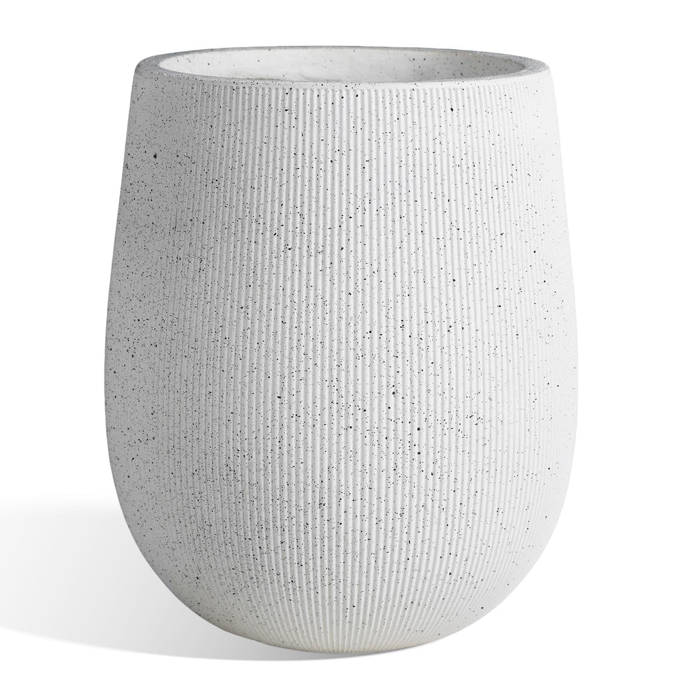 Worth planter on patio demonstrating outdoor durability and visual appeal