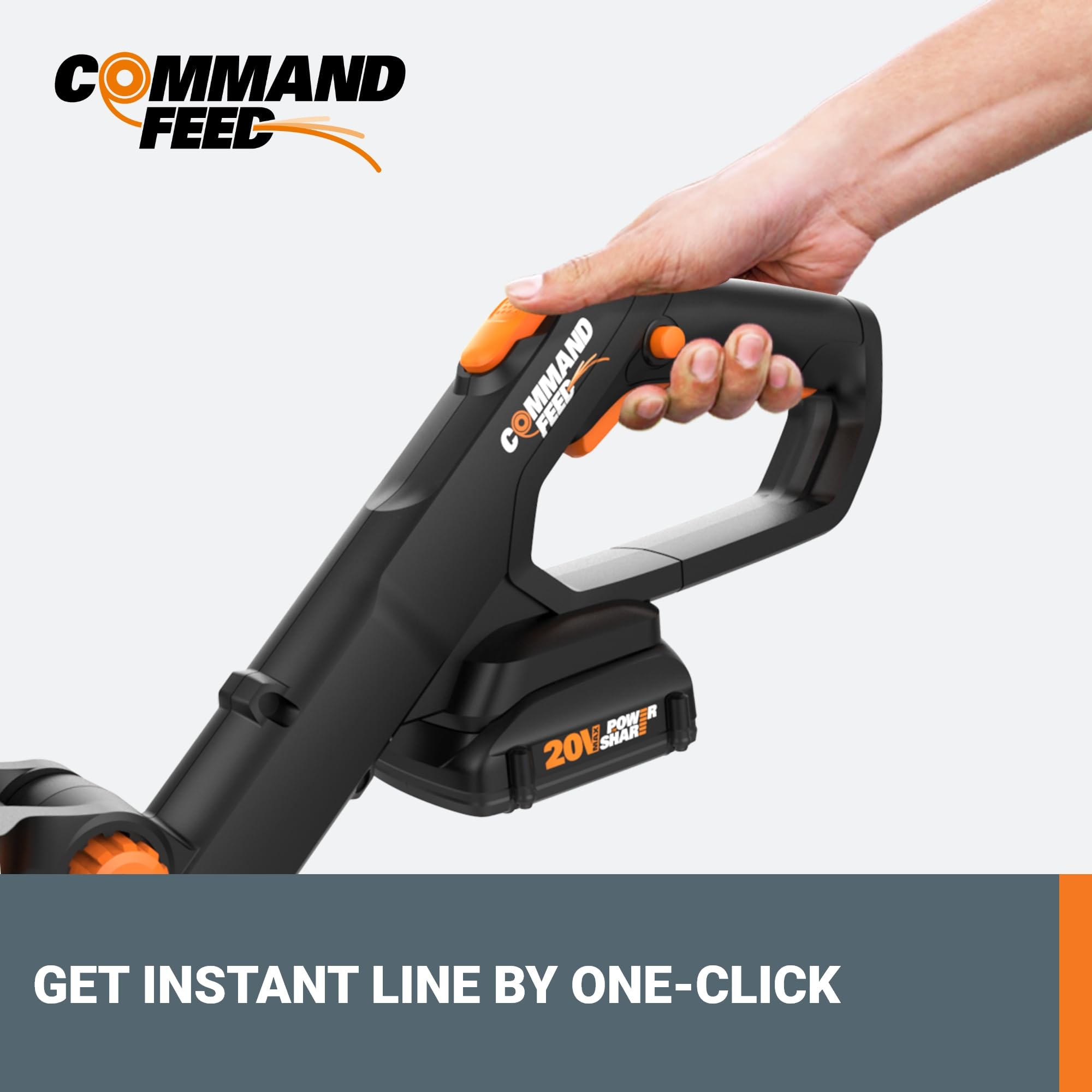WORX batteries and charger showing PowerShare compatibility for extended runtime benefit